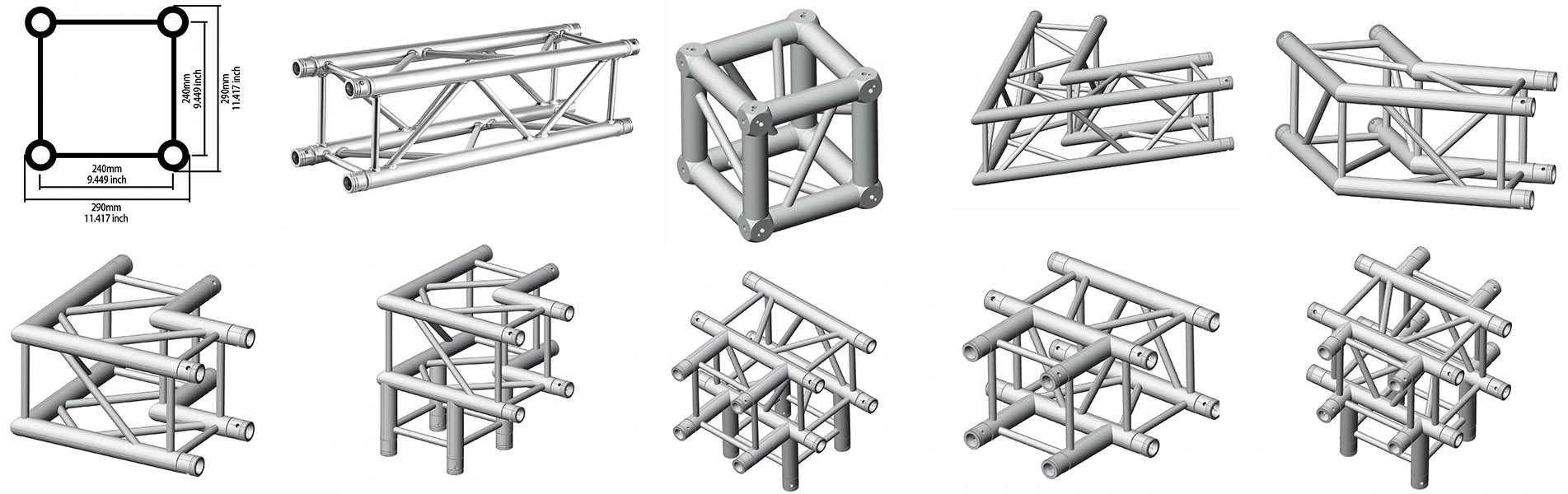 Aluminum Truss Corner