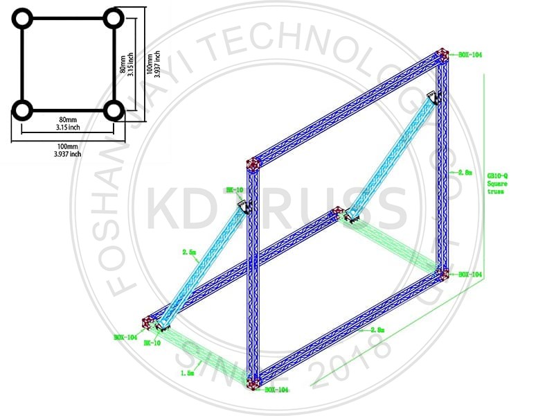 Aluminum Mini Lighting Truss