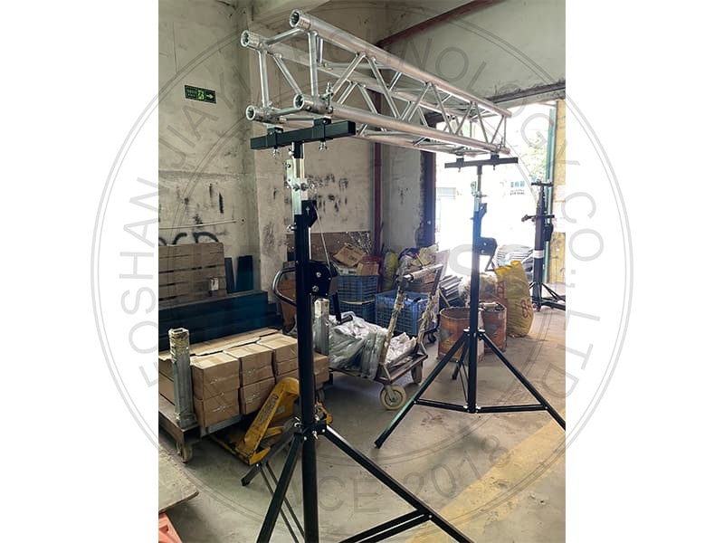 Indoor Winch Hand Cranks Light Lift Truss Stage Light Stand for Stage lighting