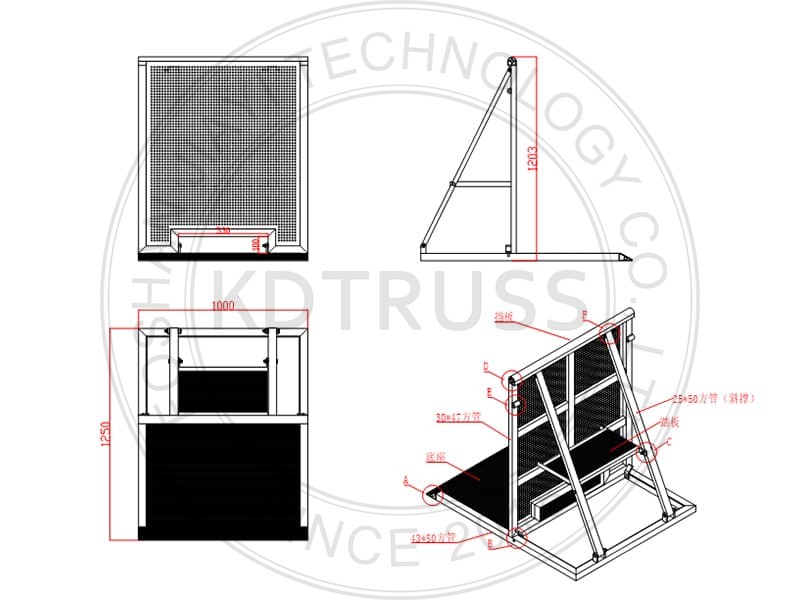 Aluminium Crowd Barrier