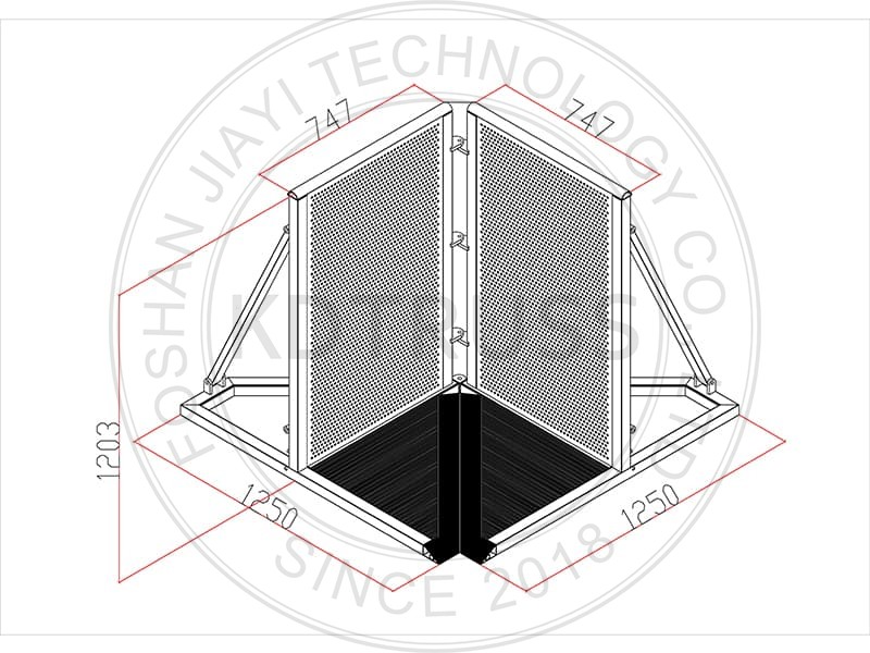 Crowd Control Stage Barrier