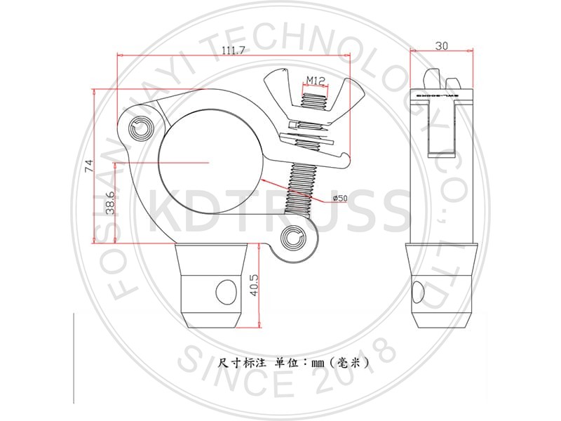 stage truss clamps