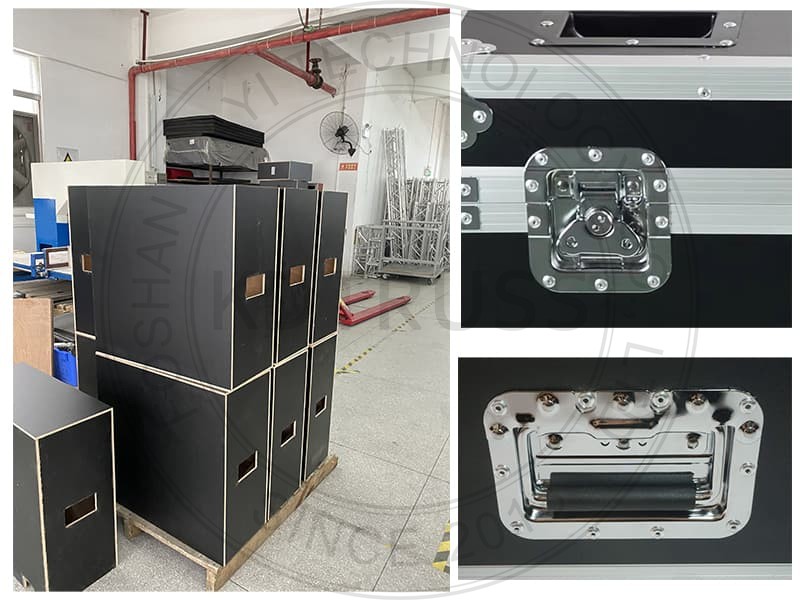 Customized amplifier rack case flight case