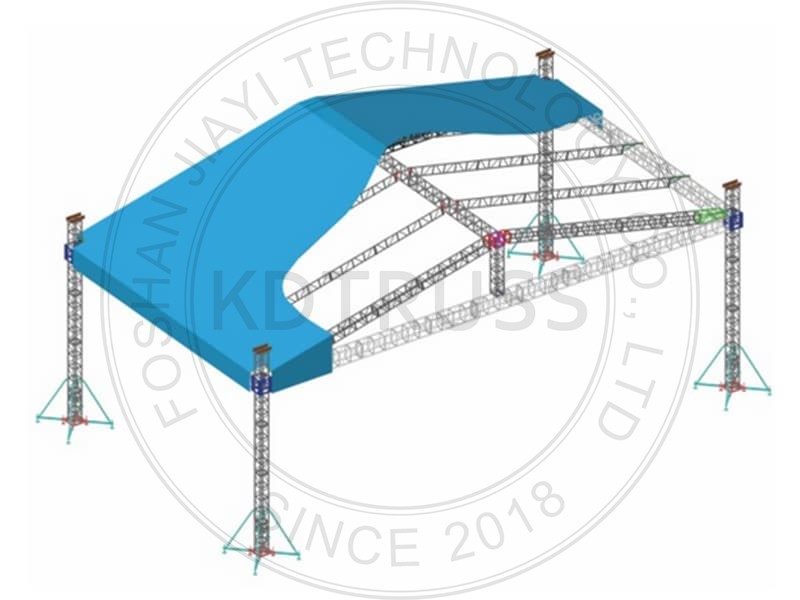 Triangular Stage Lighting Truss Roof System