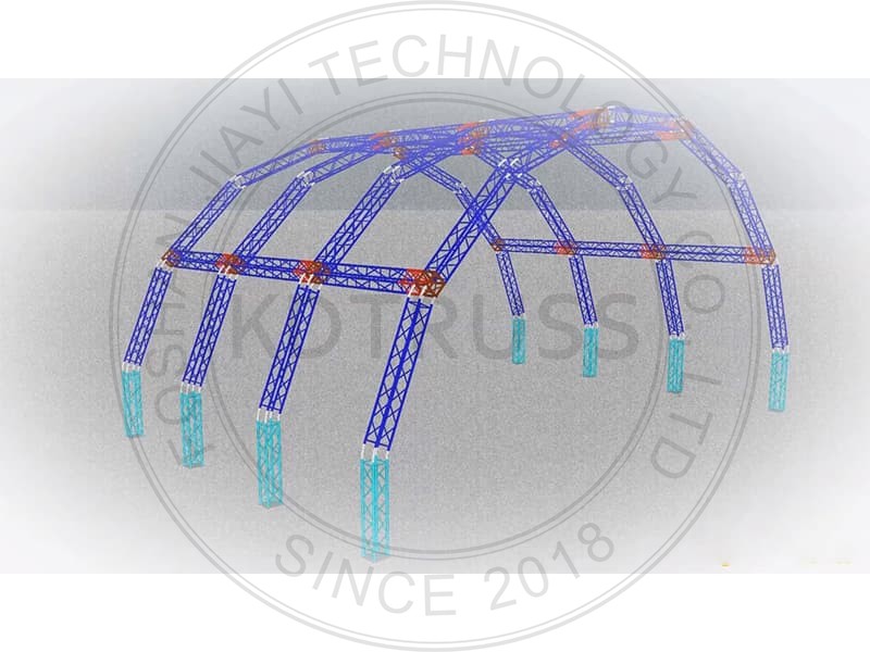 Dome Roof Truss Structure