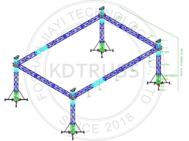 square truss structure