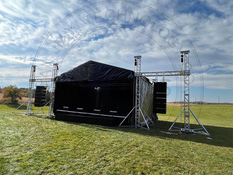 8x6x5m Stage Truss Project with Two wings 3m