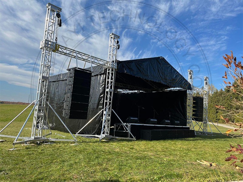 stage truss roof