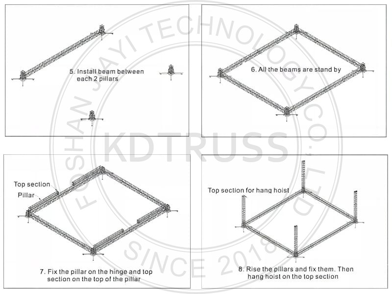 Screw Lighting Truss