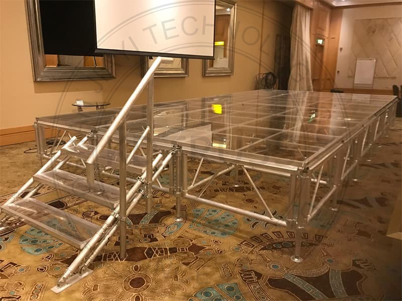 Glass Acrylic Platform Stage