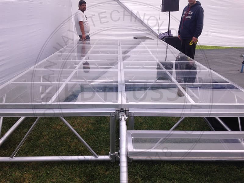 Glass Acrylic Platform Stage