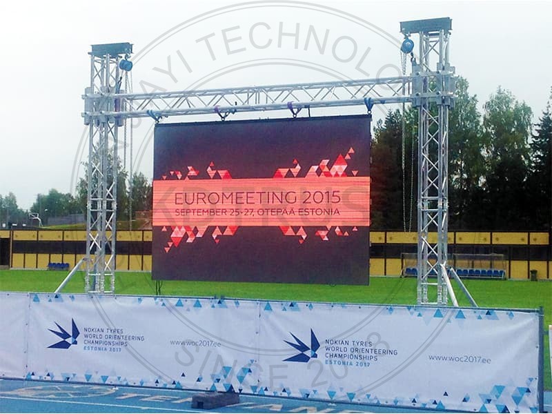 Outdoor Led Screen Truss System Goal Post Truss Lifting tower