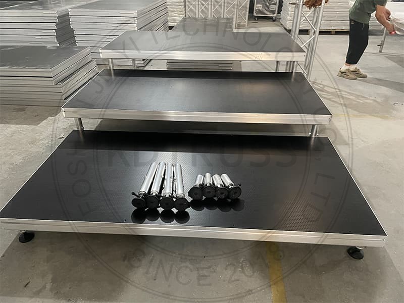 Aluminum Stage Platform Concert Event Stage with Different Height Legs