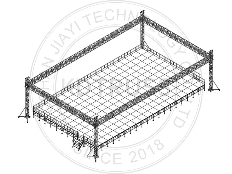 square spigot truss