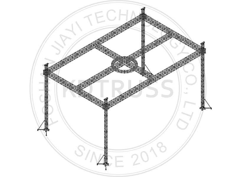 triangular spigot truss