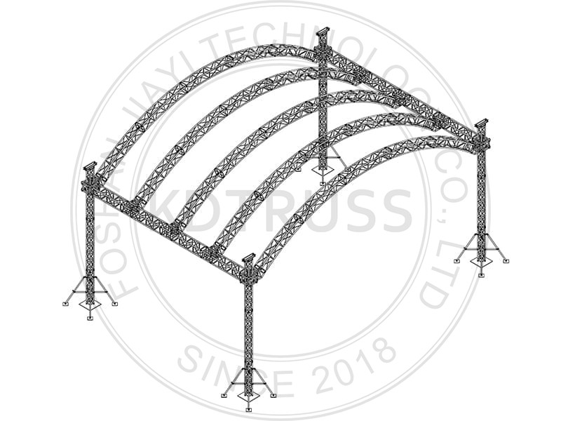 aluminum roof truss