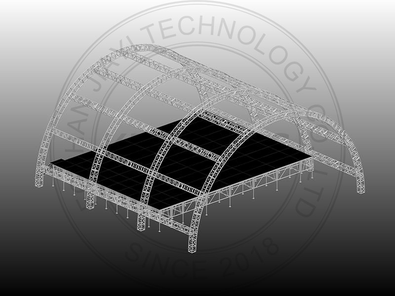 Dome Roof Truss Structure System